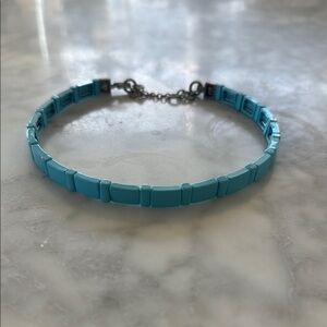 Roxanne Assoulin - Enamel Beaded Necklace, Turquoise ‘Choker’